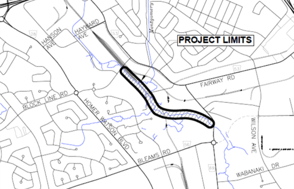 Map of Schneider Creek Path