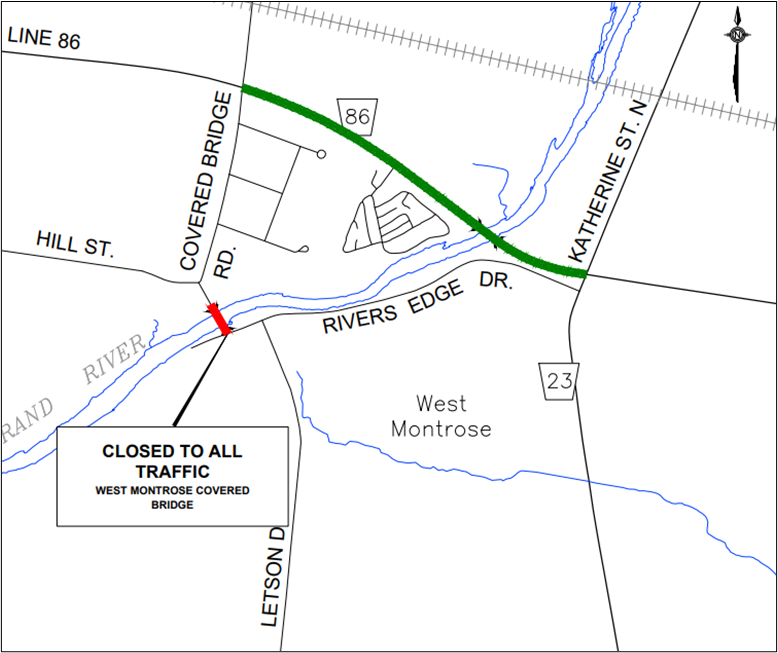 Alternative route through line 86